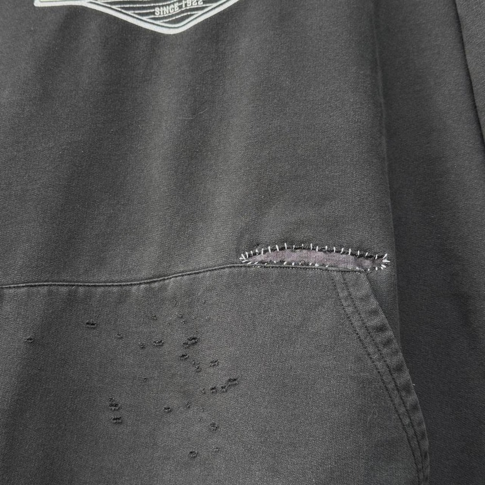 BLACK DICKIES MENDED PULLOVER GRAPHIC HOODIE - Picture 3 of 5